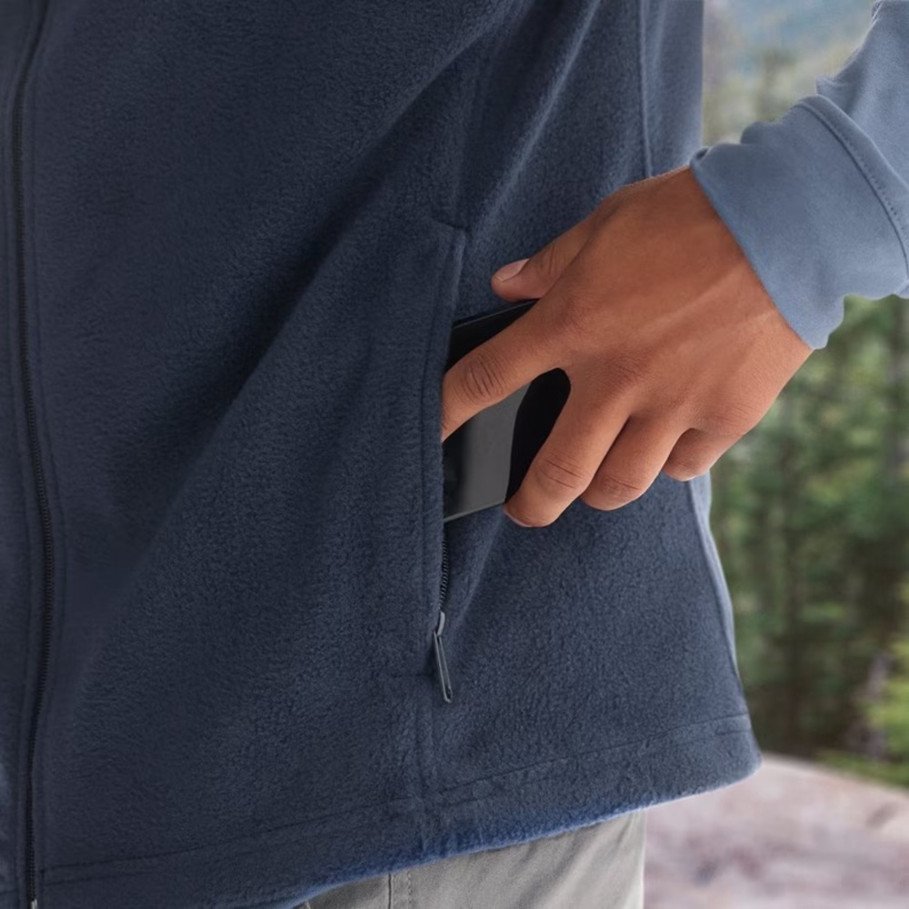 Men’s Columbia Steens Mountain™ Fleece Vest, Navy, Size Medium, New With Tags - Picture 16 of 17